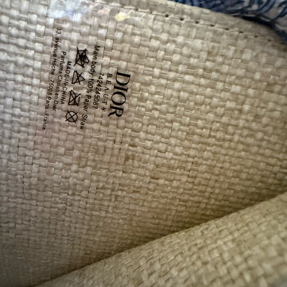 Dior Around the World Limited Edition Straw Tote - Picture 12 of 16
